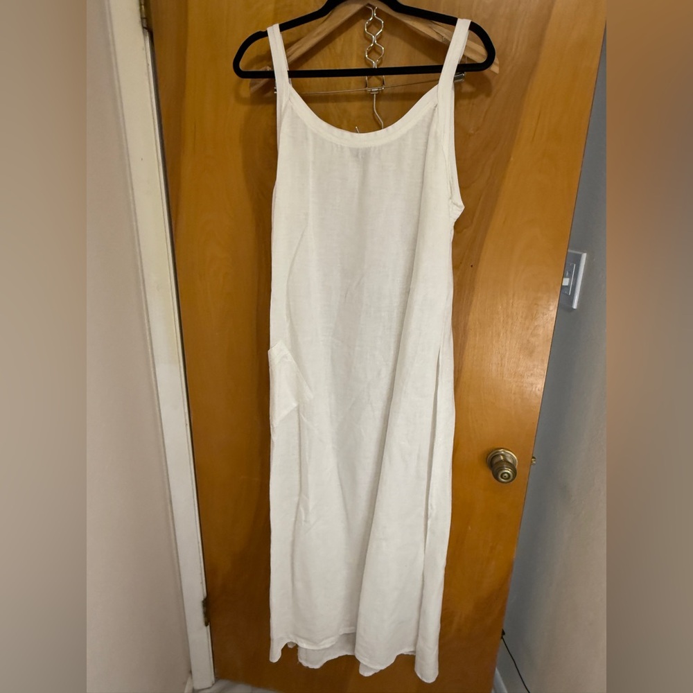 Flax Cream Maxi Dress